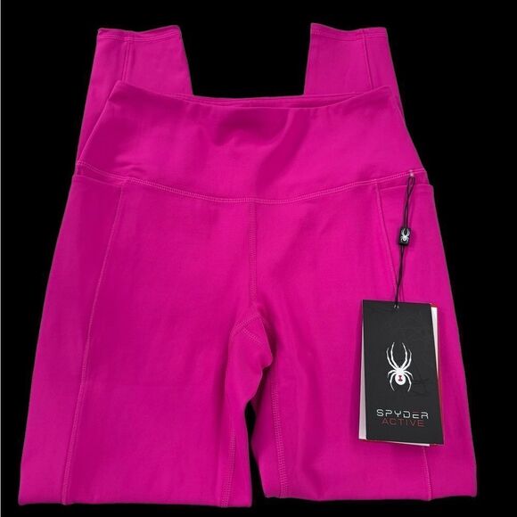 NWOT Spyder Active Leggings W/Pockets (Small) - Picture 3 of 4